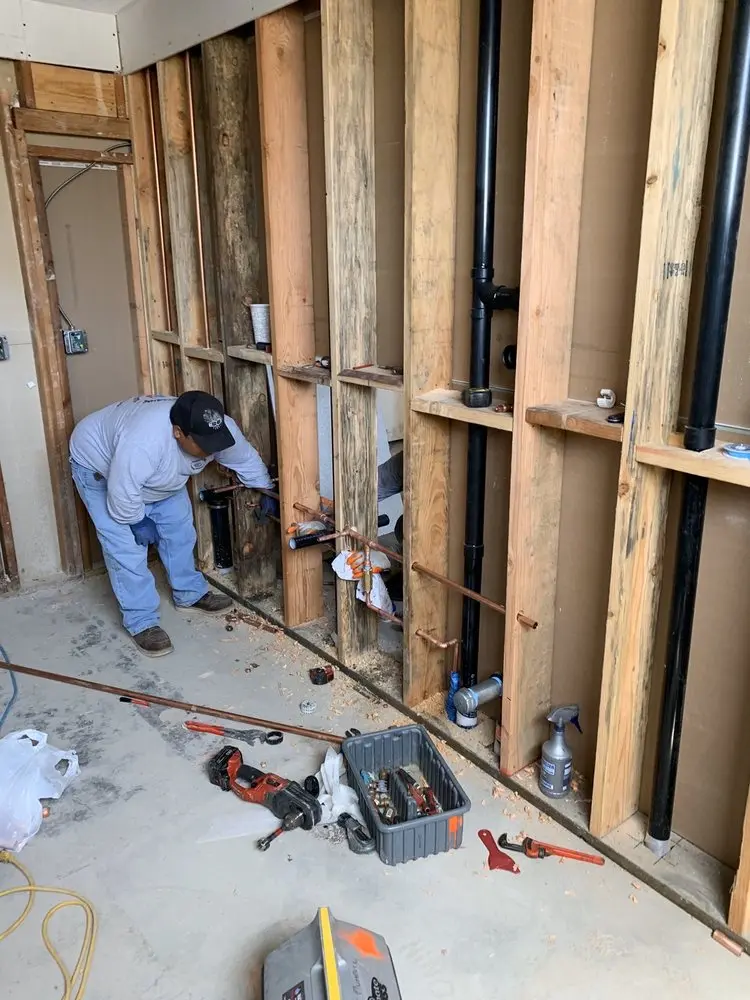 Commercial rough-in plumbing for Gas Line Repair in Richmantown